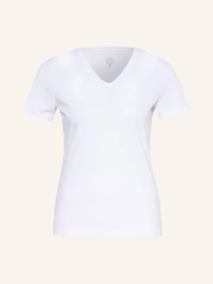 Boviva T-Shirt Z Obszyciem Ozdobnymi Kamykami weiss