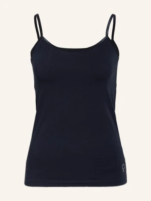 Boviva Top Z Obszyciem Ozdobnymi Kamykami blau