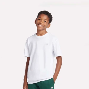 Boys Small Logo T-Shirt New Balance biały
