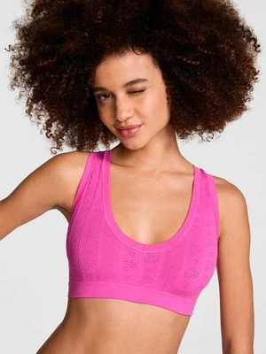 Braletka bezszwowa z głębokim dekoltem Victoria's Secret