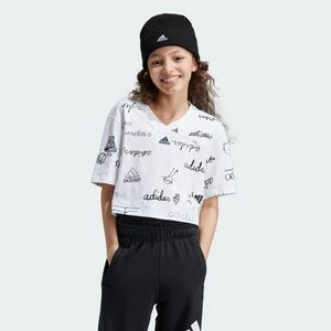 Brand Love Cropped T-Shirt Kids Adidas