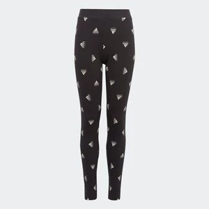 Brand Love Print Cotton Leggings Adidas