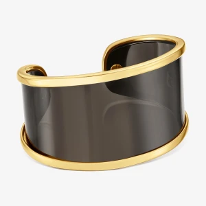 Bransoleta Ze Stali W Kolorze Złotym I Czarnej Żywicy Tous Galaxy - Tous Rozmiar