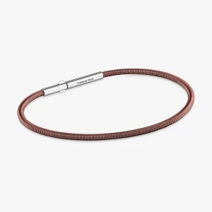 Bransoletka 2 Mm Ze Stali W Kolorze Brązowym Tous Mesh Tube - Tous Rozmiar