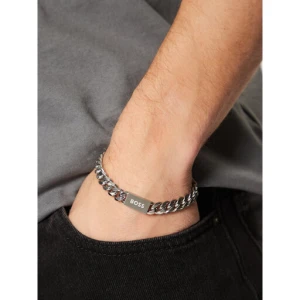 Bransoletka BOSS Chain Link Bracelet 1580144M Srebrny