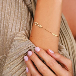 Bransoletka celebrytka nieskończoność mama Dedicante