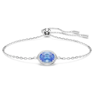 Bransoletka Constella, Szlif owalny, Niebieska, Powłoka z rodu Swarovski