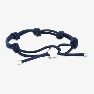 Bransoletka Elastyczna Niebieska Ze Srebrnym Kwiatem Sweet Dolls - Tous Rozmiar