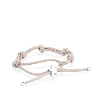 Bransoletka Elastyczna Szara Ze Srebra Z Gwiazdką Sweet Dolls - Tous Rozmiar