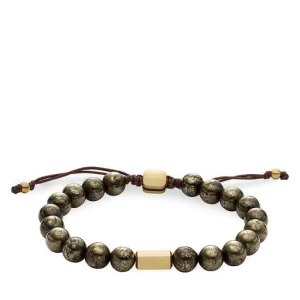 Bransoletka Fossil Galaxy Beads JF04820710 Khaki