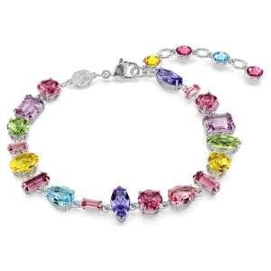 Bransoletka Gema, Szlify różnorodne, Różnokolorowa, Powłoka z rodu Swarovski