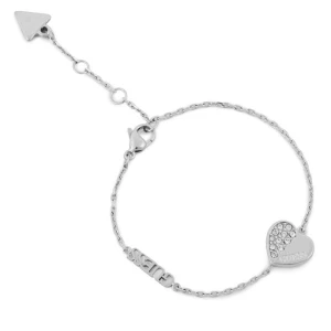 Bransoletka Guess Lovely Guess JUBB03 036JW Srebrne rodowanie