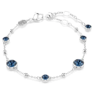 Bransoletka Imber, Szlif okrągły, Niebieska, Powłoka z rodu Swarovski