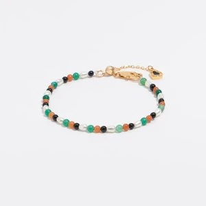 Bransoletka kamyczki i łańcuszki złota BIMBA Y LOLA