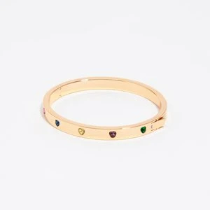 Bransoletka kryształki serce złota BIMBA Y LOLA