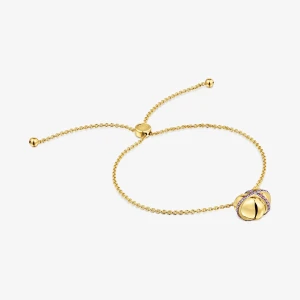 Bransoletka Łańcuszkowa Z Sercem Ze Srebra Pokrytego 18-Karatowym Złotem, Z Rodolitem Lligat - Tous