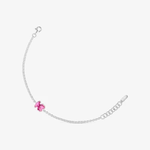 Bransoletka Łańcuszkowa Ze Srebra Z Laboratoryjnie Hodowanym Rubinem Icon Color Lgg - Tous