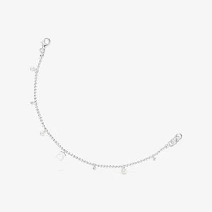 Bransoletka Łańcuszkowa Ze Srebra Z Perłami Hodowlanymi I Charmsem W Kształcie Misia Sweet Dolls - Tous