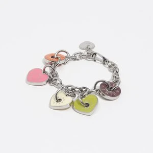 Bransoletka logo serce srebrna BIMBA Y LOLA