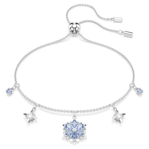 Zdjęcie produktu Bransoletka Magic, Płatek śniegu, Niebieska, Powłoka z rodu Swarovski