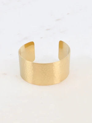 Bransoletka mankiet Cuff – pozłacana 18k złotem Bohm Paris