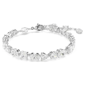 Bransoletka Mesmera, Szlify różnorodne, Biała, Powłoka z rodu Swarovski
