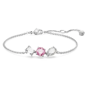 Bransoletka Mesmera, Szlify różnorodne, Różowa, Powłoka z rodu Swarovski