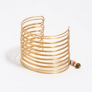 Bransoletka na przedramię paski faktura złota efekt postarzenia BIMBA Y LOLA