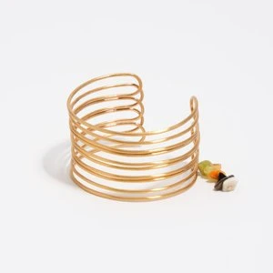 Bransoletka paski faktura złota efekt postarzenia BIMBA Y LOLA