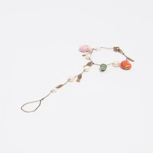 Bransoletka perły muszle i ryby złota efekt postarzenia BIMBA Y LOLA