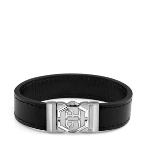 Bransoletka PHILIPP PLEIN Hexagon Tactical Buckle PJVEA01BL Czarny