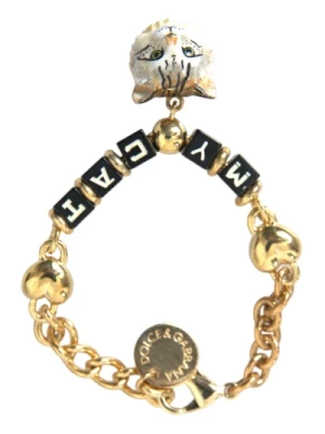 Bransoletka Serce Kot Złoty Dolce & Gabbana