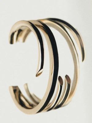 Bransoletka Spiralna − Limited Edition - Złoty - Massimo Dutti - Female