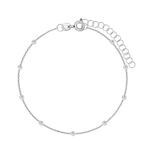 Bransoletka srebrna - kulki - Simple Simple - Biżuteria YES