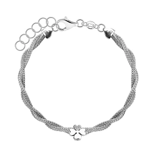 Bransoletka srebrna z cyrkoniami - Gloss Gloss - Biżuteria YES