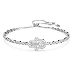 Bransoletka Subtle, Dłoń, Biała, Powłoka z rodu Swarovski
