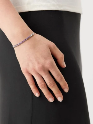 Bransoletka Swarovski fioletowy