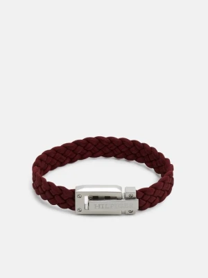 Bransoletka Tommy Hilfiger bordowy