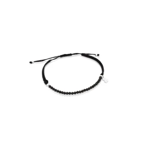 Bransoletka Tous Color Z Czarnego Sznurka I Spineli - Tous Rozmiar