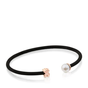 Bransoletka Tous Mesh Icon Ze Stali Szlachetnej Oraz Różowego Srebra Vermeil Z Perłą - Tous