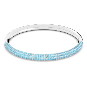 Bransoletka typu bangle Dextera, Niebieska, Stal szlachetna Swarovski