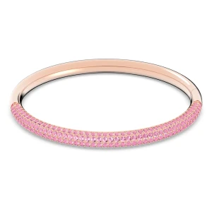 Zdjęcie produktu Bransoletka typu bangle Dextera, Różowa, Powłoka w odcieniu różowego złota Swarovski