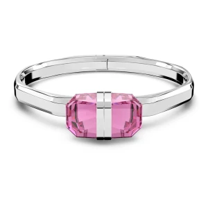 Zdjęcie produktu Bransoletka typu bangle Lucent, Zapięcie magnetyczne, Różowa, Stal szlachetna Swarovski