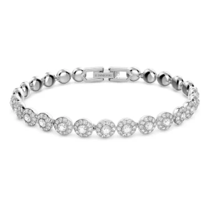 Bransoletka Una Angelic, Szlif okrągły, Mała, Biała, Powłoka z rodu Swarovski