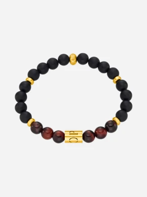 Bransoletka w kolorze czarno-brązowym Joop