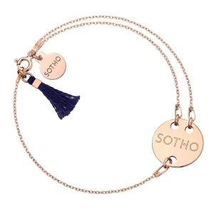 Bransoletka w różowym złocie z chwostem SOTHO