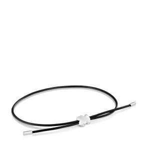 Bransoletka Z 7-Milimetrowym Misiem Ze Srebra I Gumy Tous Bold Motif - Tous Rozmiar