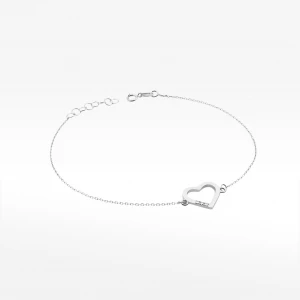 Bransoletka z białego złota z diamentami Filipowicz