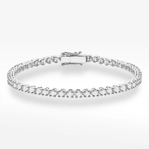 Bransoletka z białego złota z diamentami laboratoryjnymi Filipowicz
