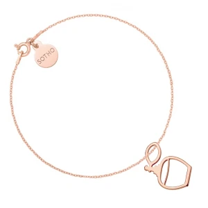 Bransoletka z flakonem perfum z różowego złota SOTHO